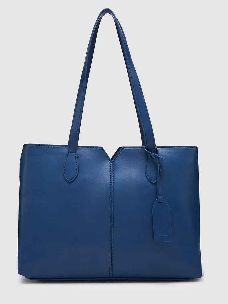 globus Globus Women Navy Solid Casual Tote Bag